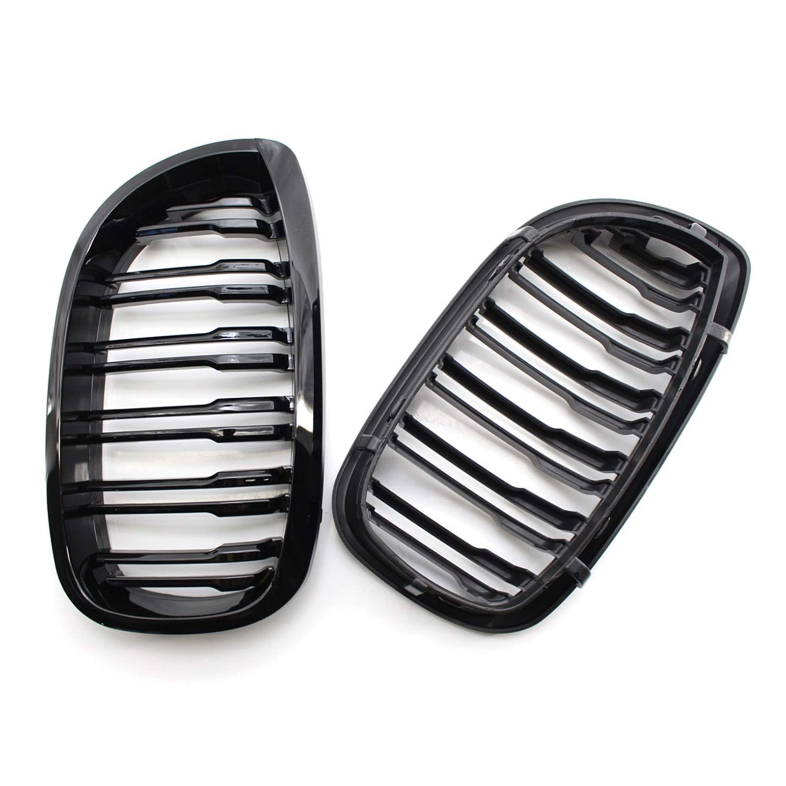 Jodriva Autogrill Frontstoßstange 2 Lamellenlinie glänzend schwarzer Renngrill, for, for E46 Coupe 325Ci 330Ci LCI 2-Türer 2003 2004 2005 2006 Auto-Kühlergrill Jodriva Autogrill Frontstoßstange 2 Lamellenlinie glänzend schwarzer Renngrill, for, for E46 Coupe 325Ci 330Ci LCI 2-Türer 2003 2004 2005 2006 Auto-Kühlergrill von Jodriva