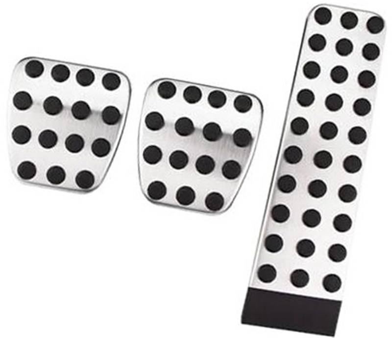 Jodriva Autopedalabdeckung, for Mercedes-Benz, W124 W202 W203 W140 W208 W210 W211 W220 R170 R171 R-Klasse Zubehör Bremsabdeckungspolster Auto-Pedalpolster-Abdeckung(Black MT Pedal) von Jodriva