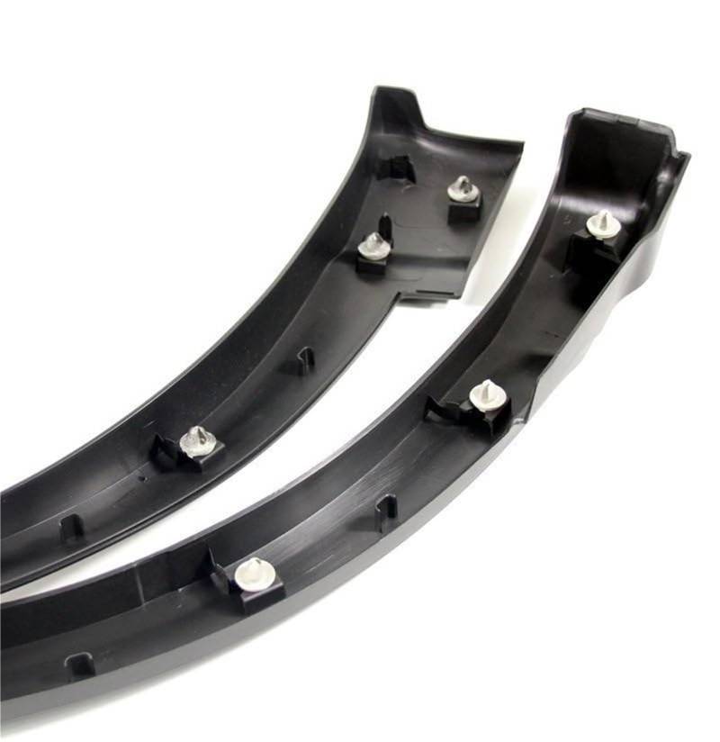 Jodriva Autoverbreiterungen Schwarz Kotflügel Rad Augenbrauenverkleidung Zubehör, for Nissan, X-Trail T31 2008 2009 2010 2011 2012 2013 Kotflügelverbreiterung(Rear Right) von Jodriva