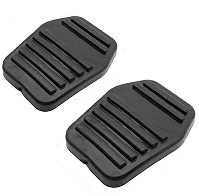 Jodriva Bremse Kupplung Pedal Pad Gummi Abdeckung 1 Paar, for Ford Transit MK6 MK7, for Focus, for Fiesta, Autopedalabdeckung von Jodriva
