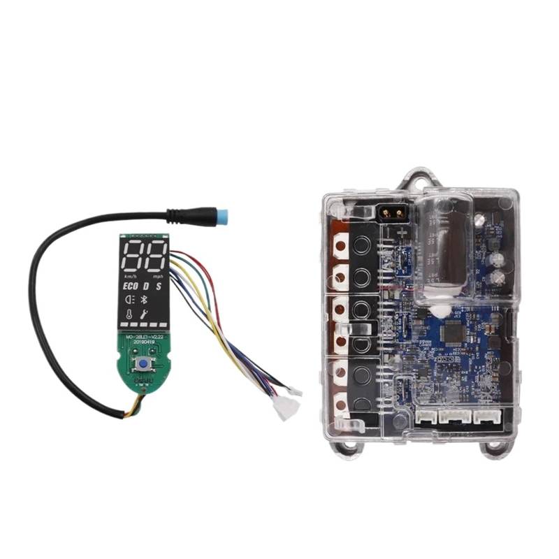 Jodriva Controller Dashboard Display, for Xiaomi, for M365 Pro Elektrische Roller Platine Skateboard Zubehör Mainboard Motherboard Teile Display für Elektroroller(M365 Pro Set) von Jodriva