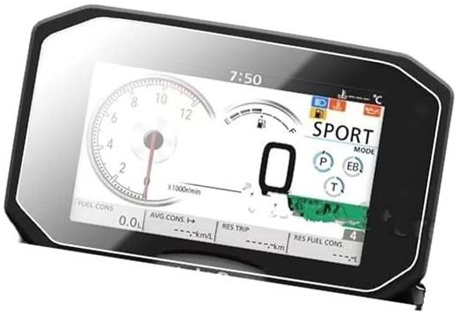 Jodriva Displayschutzfolie, Motorrad-Armaturenbrett, HD-Cluster-Bildschirm, Kratzschutz, Nano-Glasfolie, for Hornet CB750 750 2023 Displayschutzfolie für das Armaturenbrett von Motorrad(Black 1 Set) von Jodriva