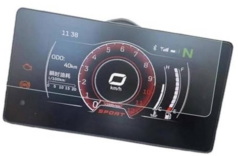 Jodriva Displayschutzfolie, for 250SR NK250 NK 400GT 650GT Motorradzubehör Cluster Anti-Kratz-Messgerätfolie Armaturenbrettabdeckung Displayschutzfolie Displayschutzfolie für das Armaturenbrett von Mo von Jodriva
