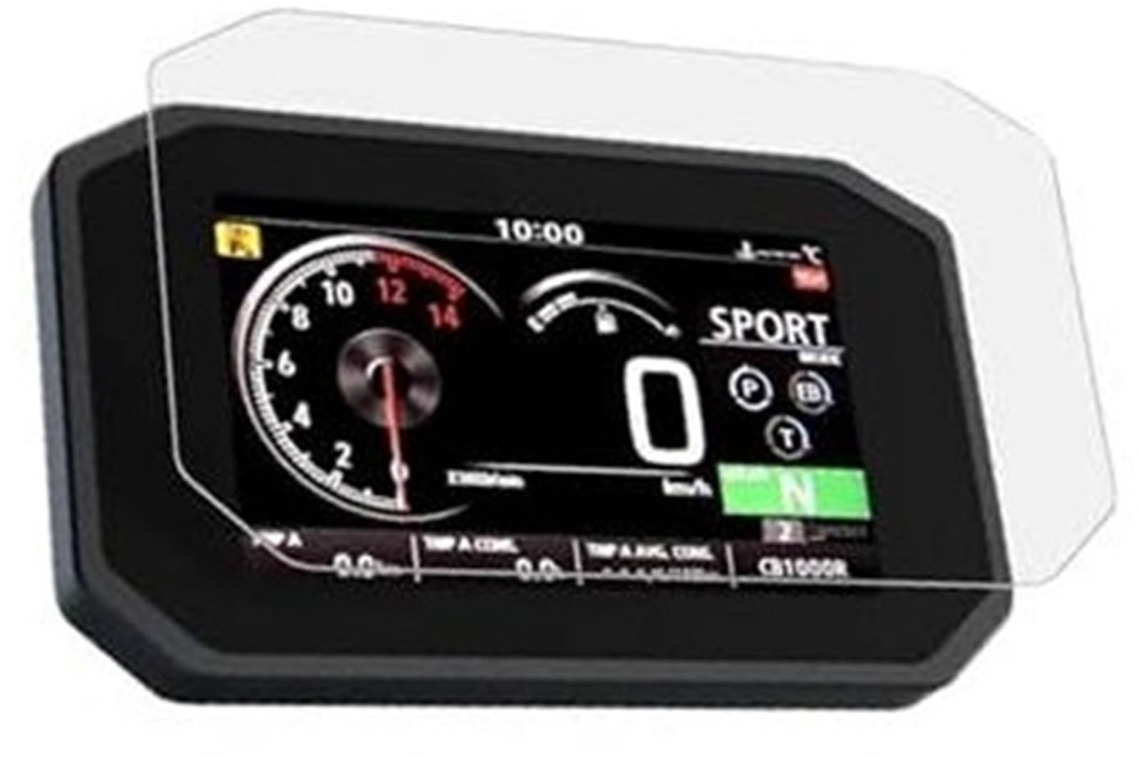 Jodriva Displayschutzfolie, for CB1000R X-ADV Displayschutzfolie für das Armaturenbrett von Motorrad(Black 2 x pcs) von Jodriva