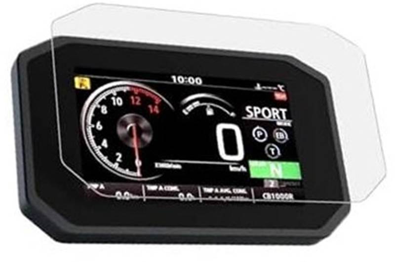 Jodriva Displayschutzfolie, for CB1000R X-ADV Displayschutzfolie für das Armaturenbrett von Motorrad(Black 2 x pcs) von Jodriva