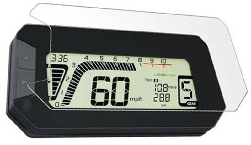 Jodriva Displayschutzfolie, for CB300F CB 300F 2023 Motorradzubehör Scratch Cluster Screen Displayschutzfolie für das Armaturenbrett von Motorrad(Black 4 STES) von Jodriva