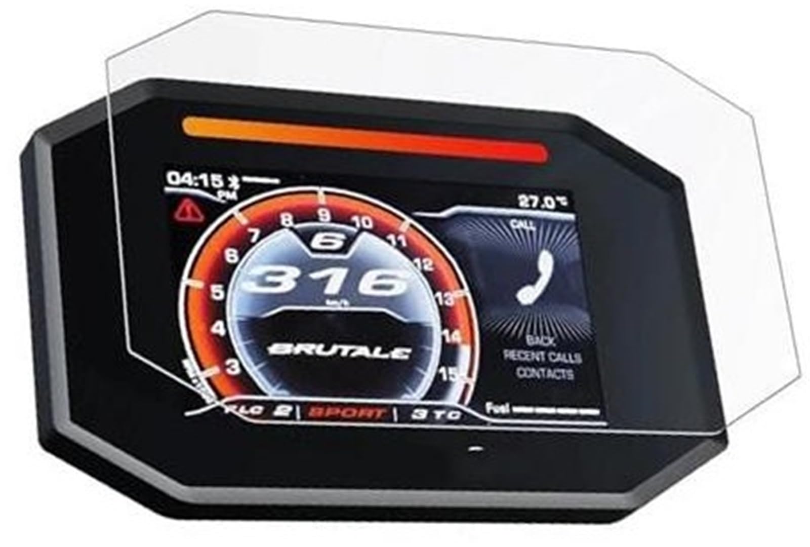 Jodriva Displayschutzfolie, for CB750 CB 750 Hornet 2023 Motorradzubehör Scratch Cluster Screen Displayschutzfolie für das Armaturenbrett von Motorrad(Black 4 Sets) von Jodriva