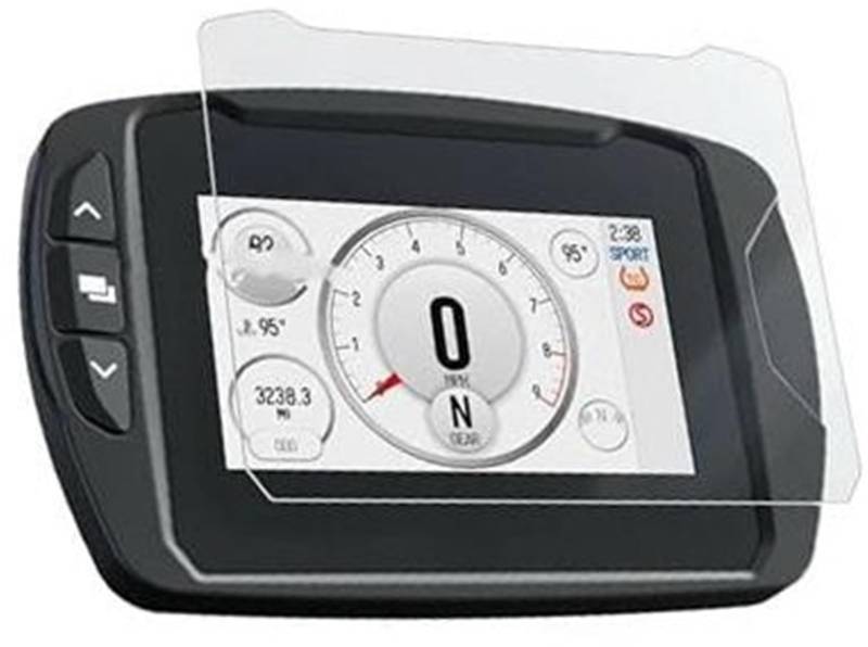 Jodriva Displayschutzfolie, for FTR 1200S 1200 S 2019–2020, Motorrad-Armaturenbrett, HD-Cluster-Bildschirm, Kratzschutz, Nano-Glasfolie Displayschutzfolie für das Armaturenbrett von Motorrad(BLACK 4 S von Jodriva