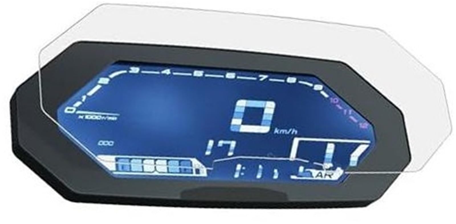 Jodriva Displayschutzfolie, for Tracer 7 Tracer 700 Tracer700 2020 2021 Motorrad Scratch Cluster Screen Displayschutzfolie für das Armaturenbrett von Motorrad(Black Quantity- 4) von Jodriva