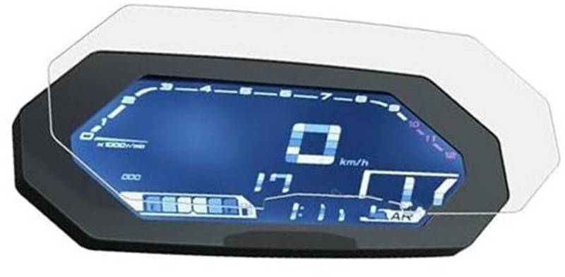 Jodriva Displayschutzfolie, for Tracer 7 Tracer 700 Tracer700 2020 2021 Motorrad Scratch Cluster Screen Displayschutzfolie für das Armaturenbrett von Motorrad(Black Quantity- 4) von Jodriva