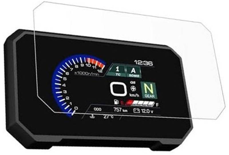Jodriva Displayschutzfolie 2023 GSX-8S GSX 8S Zubehör Armaturenbrett Displayschutzfolie Motorrad Instrumentenschutz, for GSX 8S GSX8S Displayschutzfolie für das Armaturenbrett von Motorrad von Jodriva