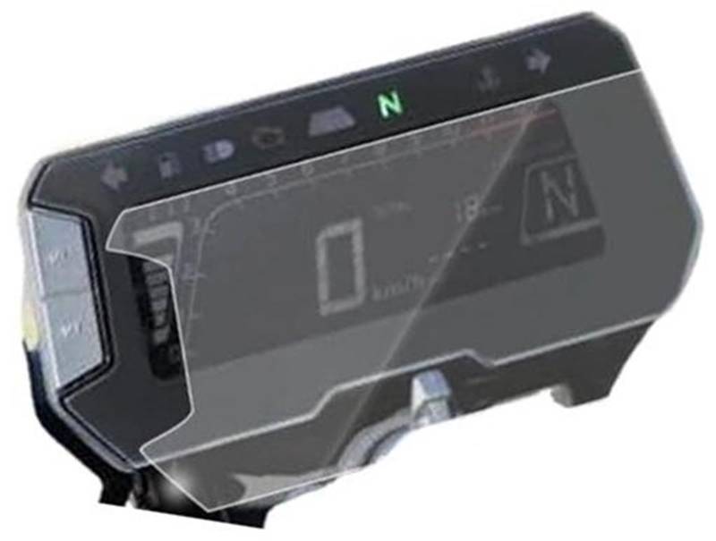 Jodriva Displayschutzfolie Motorrad Cluster Scratch Cluster Displayschutzfolie Schutzfolie, for CB125R CB 125R CB150R CB 150R CB300R 2018 Displayschutzfolie für das Armaturenbrett von Motorrad(BLACK 2 von Jodriva