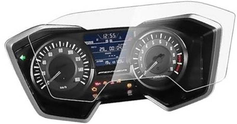 Jodriva Displayschutzfolie Motorrad Cluster Scratch Cluster Displayschutzfolie Schutzfolie, for ZA 300/350, forZA300, forZA350 Zubehör Displayschutzfolie für das Armaturenbrett von Motorrad(BLACK 2 se von Jodriva