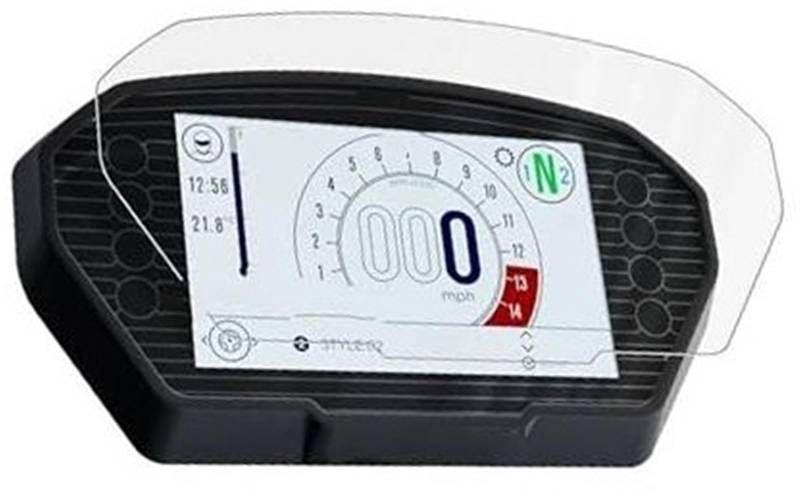 Jodriva Displayschutzfolie Motorrad Scratch Cluster Screen HD Instrumentenschutzfolie, for Street Triple 765 RS / Moto2 2023+ 765RS 765S 17-23 R/S/RS Displayschutzfolie für das Armaturenbrett von Moto von Jodriva