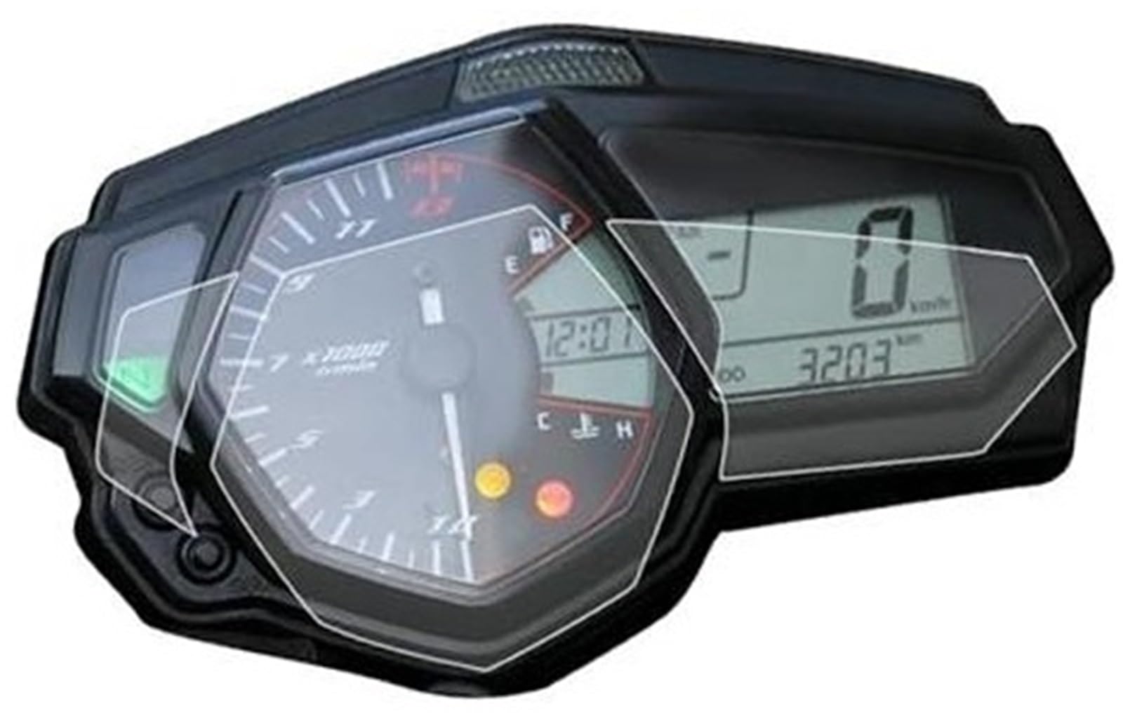 Jodriva Displayschutzfolie Motorrad Tacho Scratch Cluster Displayschutzfolie Schutzfolie, for YZF R3 MT-03 YZF-R3 MT03 YZFR3 2015-2017 Displayschutzfolie für das Armaturenbrett von Motorrad(BLACK 4 pc Jodriva Displayschutzfolie Motorrad Tacho Scratch Cluster Displayschutzfolie Schutzfolie, for YZF R3 MT-03 YZF-R3 MT03 YZFR3 2015-2017 Displayschutzfolie für das Armaturenbrett von Motorrad(BLACK 4 pc von Jodriva