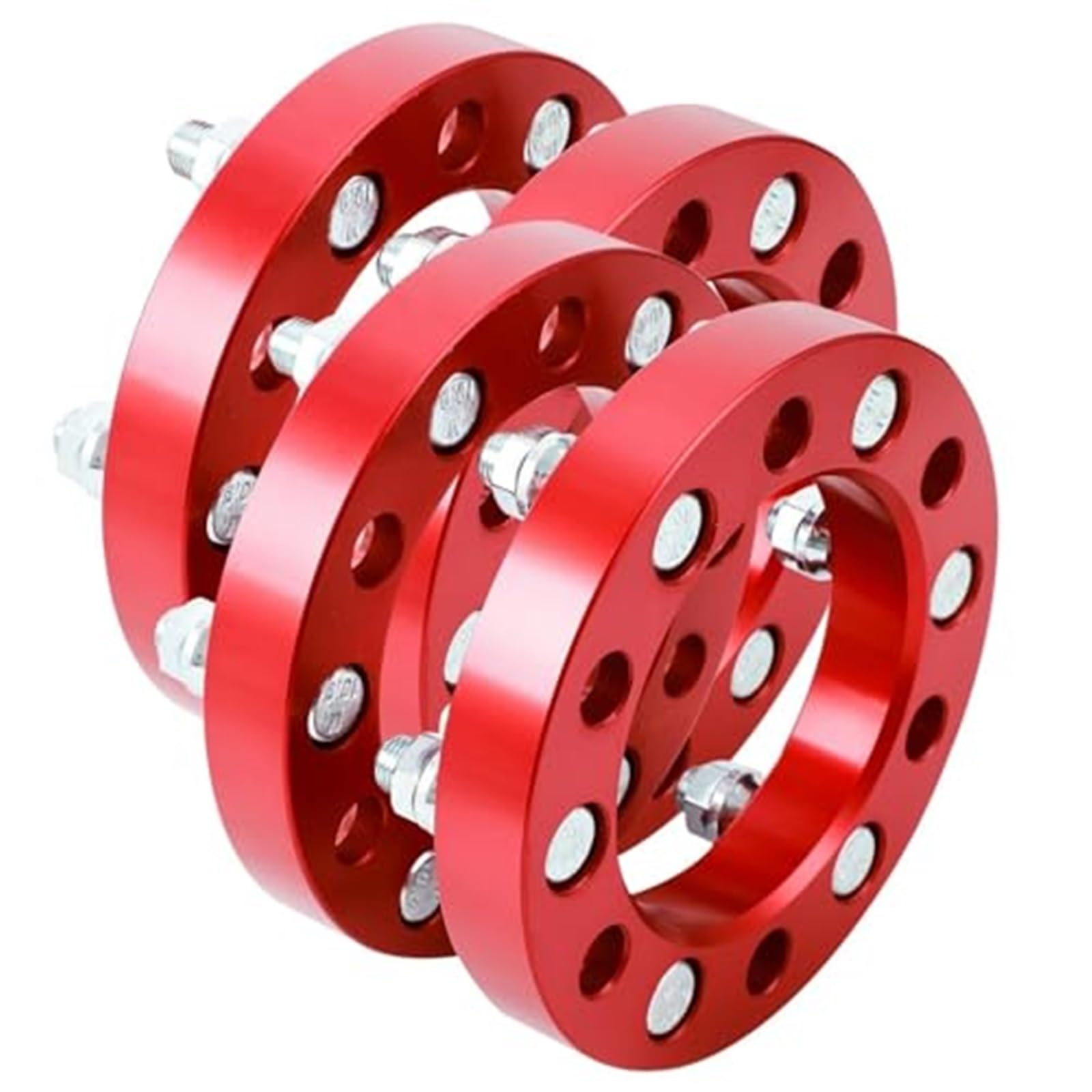 Jodriva Distanzstücke, geschmiedetes Aluminium, 4 Stück, Spurverbreiterungen 6 x 5,5, 1 Zoll, for Chevy, for Silverado 1500, for Avalanche, for Tahoe, 14 x 1,5 Autoflansch-Unterlegscheibenplatte Spurv Jodriva Distanzstücke, geschmiedetes Aluminium, 4 Stück, Spurverbreiterungen 6 x 5,5, 1 Zoll, for Chevy, for Silverado 1500, for Avalanche, for Tahoe, 14 x 1,5 Autoflansch-Unterlegscheibenplatte Spurv von Jodriva