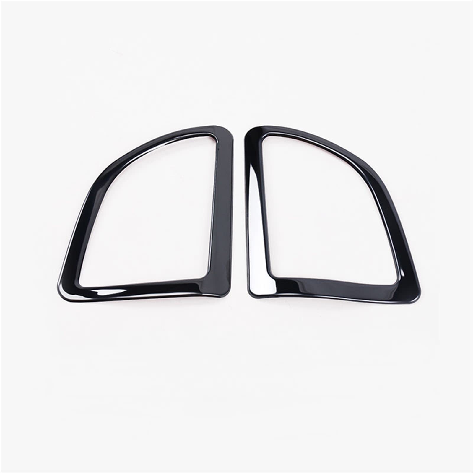 Jodriva Edelstahl-Klimaanlage, Armaturenbrett-Entlüftungsabdeckung, for Toyota, for Corolla 2014–2016 Auto-Lüftungsgitter-Dekoration(Black) von Jodriva