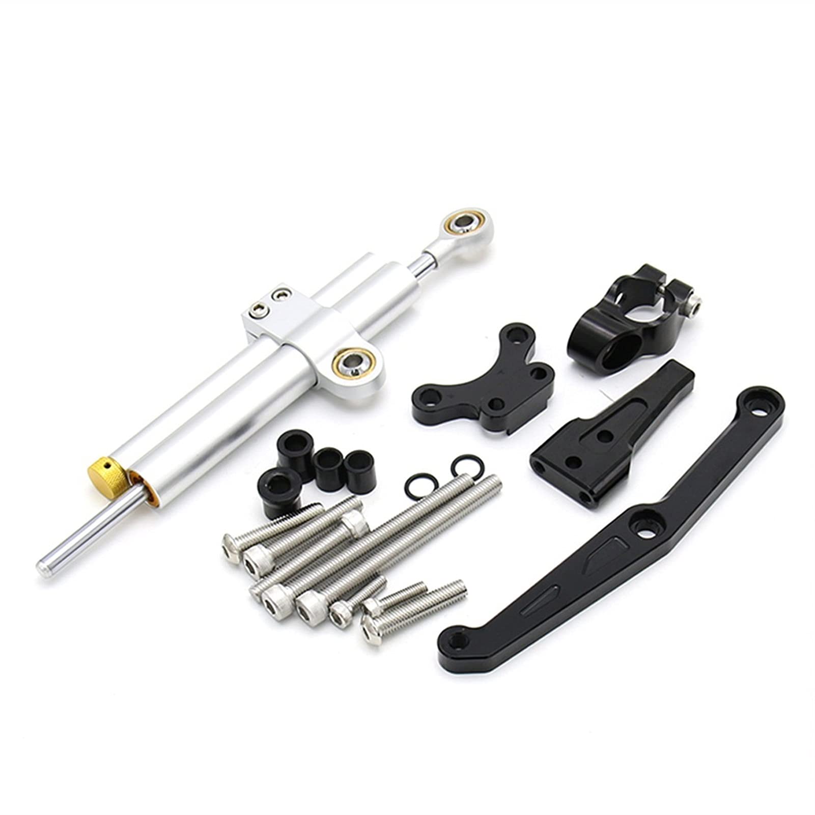 Jodriva Einstellbarer Halterungssatz for die Lenkungsdämpfermontage for Motorräder, for CB650R CB650 R CB 650 R 2019 2020, Aluminiumlegierung(K) von Jodriva