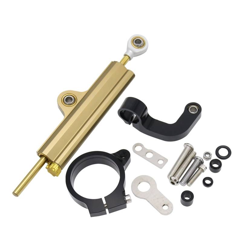 Jodriva Einstellbarer Lenkungsdämpfer-Halterungssatz for Motorräder, for, R1200GS LC 2013 2014 2015 2016 2017 CNC-Aluminium(E-1 Set) von Jodriva