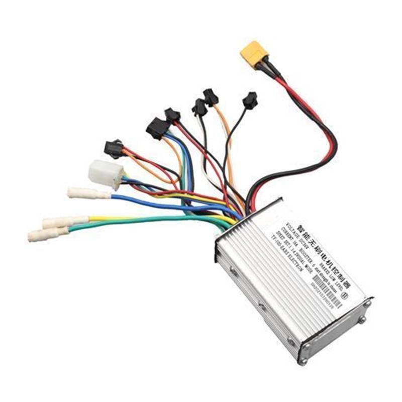 Jodriva Elektrische Roller Drossel Schalter TF-500 LCD Display 36V 48V Bürstenlosen Controller, for Kugoo, for M4 Pro TF-100 LCD Instrument Display für Elektroroller(36V 16a) von Jodriva