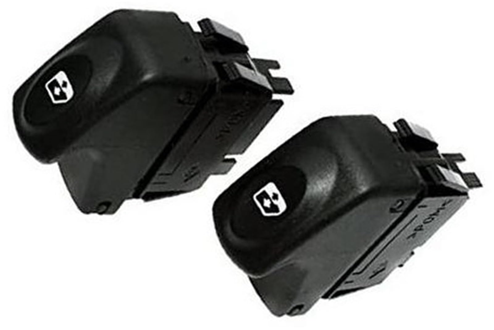 Jodriva Elektrischer Fensterheber-Bedienknopfschalter Einzelner elektrischer Fensterheber-Bedienschalterknopf Clio II Kangoo # 7700429998 Autofenster-Bedienschalter Autofensterschalterknopf(BLACK 2 pi Jodriva Elektrischer Fensterheber-Bedienknopfschalter Einzelner elektrischer Fensterheber-Bedienschalterknopf Clio II Kangoo # 7700429998 Autofenster-Bedienschalter Autofensterschalterknopf(BLACK 2 pi von Jodriva