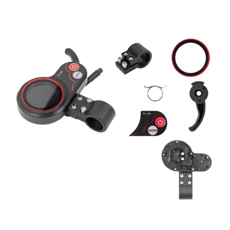 Jodriva Elektroroller-Instrument TF-100 LCD-Display-Roller, for Kugoo, for M4/Zero10x Skateboard-Armaturenbrett-Teile, Ersatz-Abdeckungsteile Display für Elektroroller(1Set) von Jodriva
