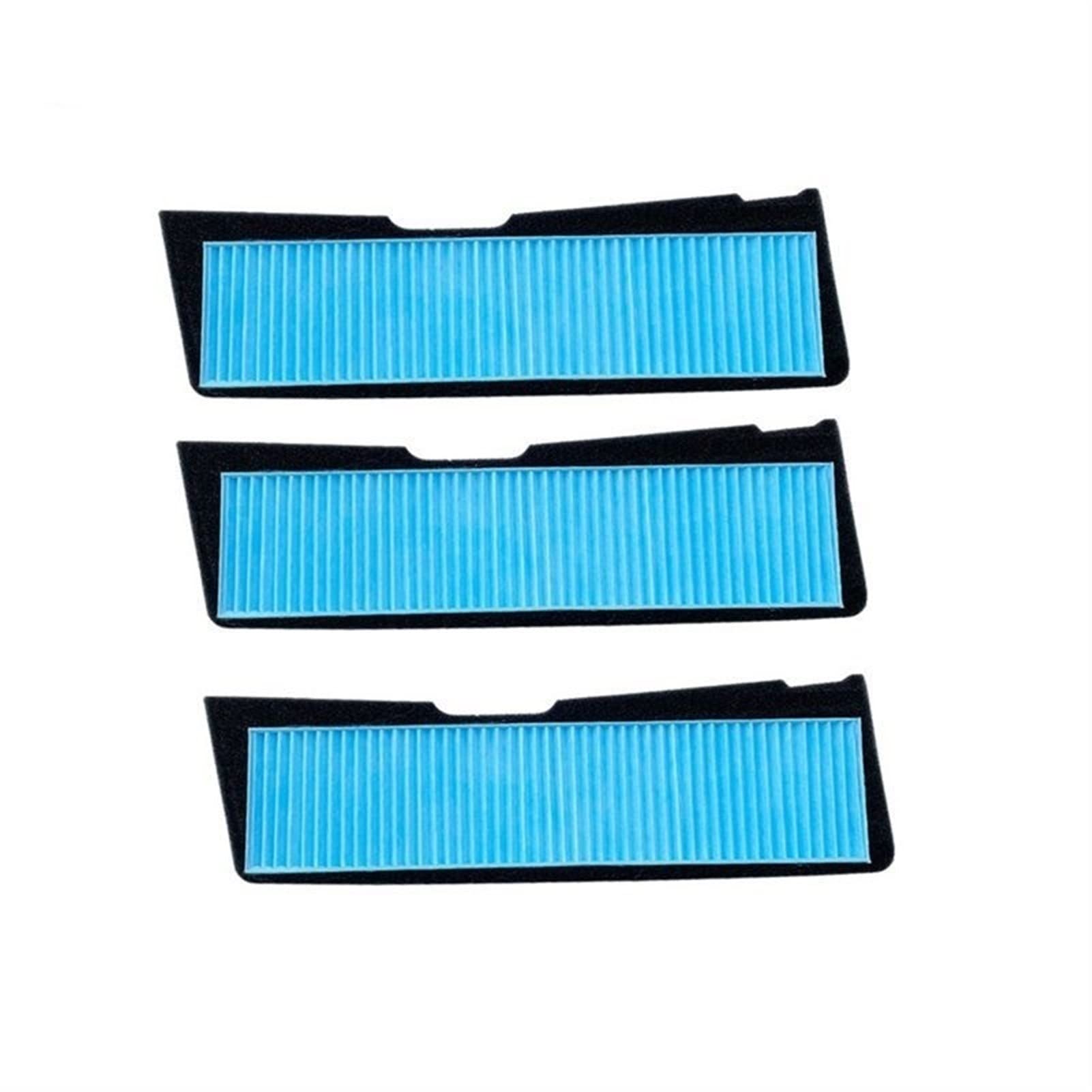 Jodriva Externer Luftfilter, for Tesla, Modell 3 2021 2022-Jetzt Kühlergrill-Einlassabdeckung Klimaanlagen-Ansaugfilter Autozubehör Innenraumluftfilter(3 Pcs Filter E) von Jodriva