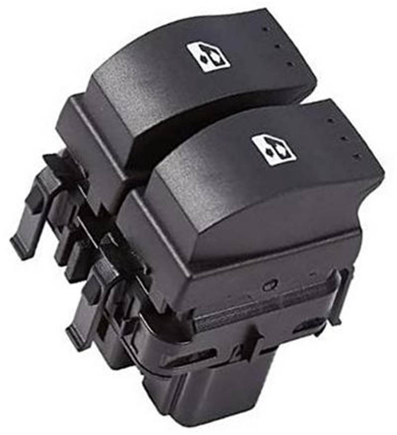 Jodriva Fensterheber-Bedienknopfschalter 8200 060 045 Auto-elektrischer Hauptfensterheber-Bedienschalter Knopf Antriebsseite Clio II 2 Fensterheberschalter Autofenster-Bedienschalter Autofensterschalt von Jodriva