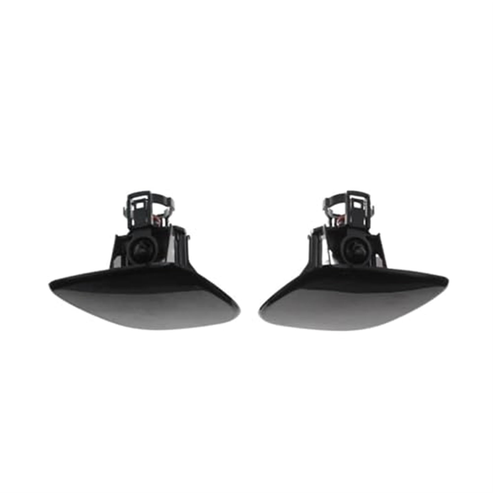 Jodriva Frontscheinwerfer-Waschanlage Düse Sprayer Jet Abdeckkappe, for Lexus, RX400H 2006-2008 8538248020 853814806 85382-48020 85381-48060 Scheinwerferwaschabdeckung(Black Set) von Jodriva