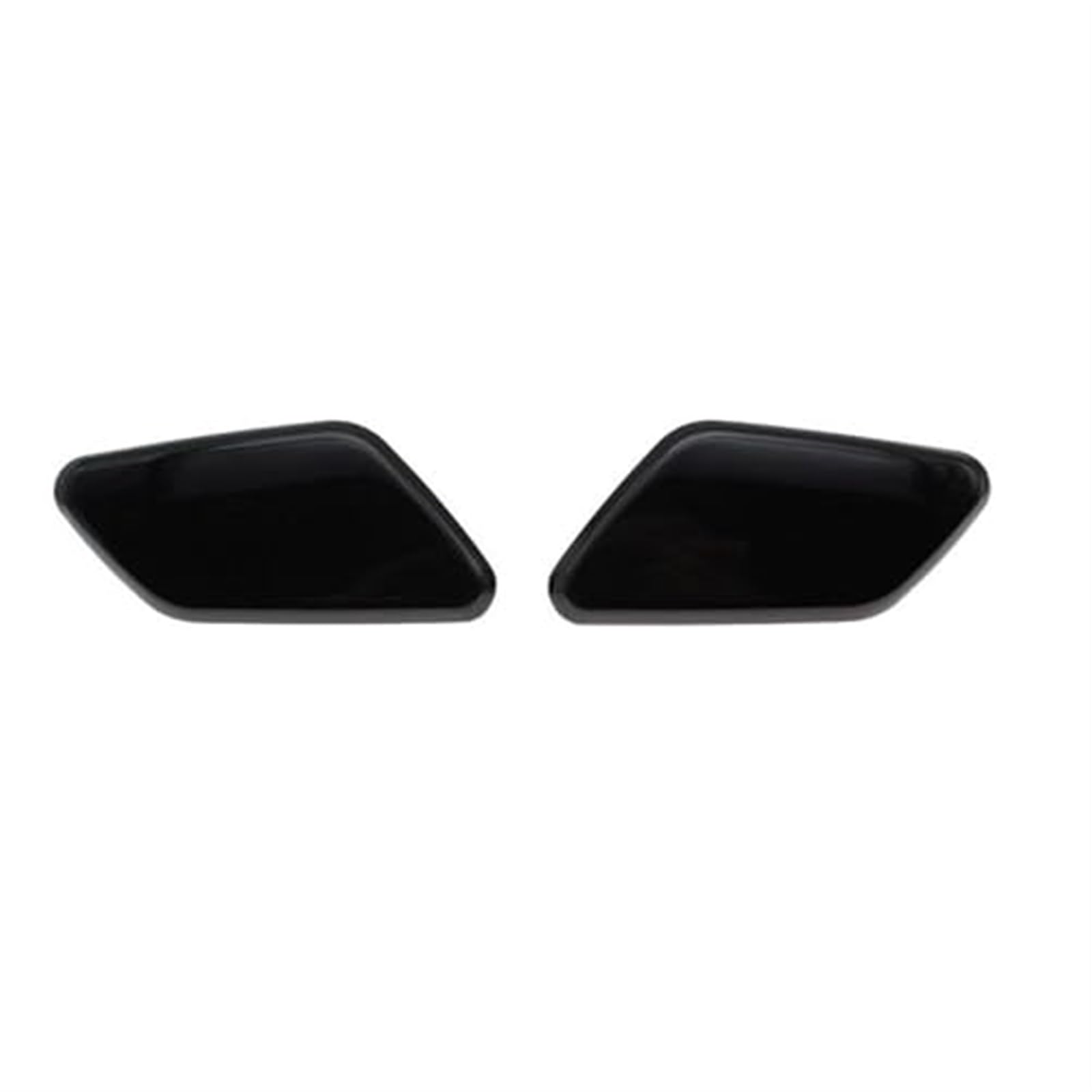 Jodriva Frontstoßstange Scheinwerfer Scheinwerferwaschanlage Sprühdüse Jet Abdeckkappe, for Mitsubishi, Outlander 2016 2017 2018 8264A311WB 8264A312WB Scheinwerferwaschabdeckung(Black Set) von Jodriva