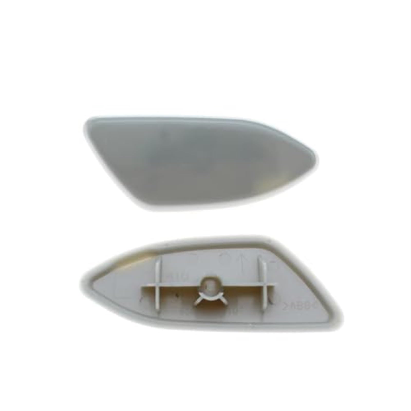 Jodriva Frontstoßstange Scheinwerfer Scheinwerferwaschdüse Jet Cap Abdeckung, for Toyota, for RAV4, 10-12 85045-42110 85044-42150 8504542110 8504442150 Scheinwerferwaschabdeckung(Black Set) von Jodriva