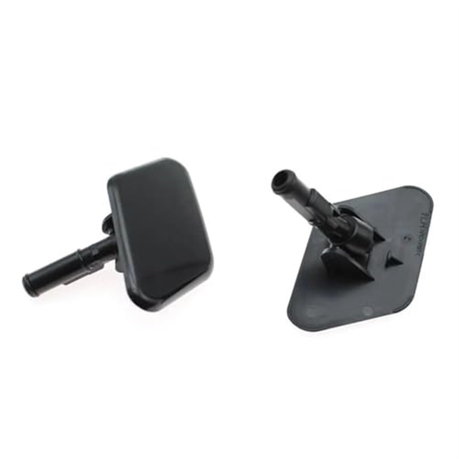 Jodriva Frontstoßstange Scheinwerfer Scheinwerferwaschdüsen Abdeckkappe, for Kia, Sportage KX4 SL 2010 2011 2012 2013 2014 98675-3U001 Scheinwerferwaschabdeckung(Black Cap Set) von Jodriva