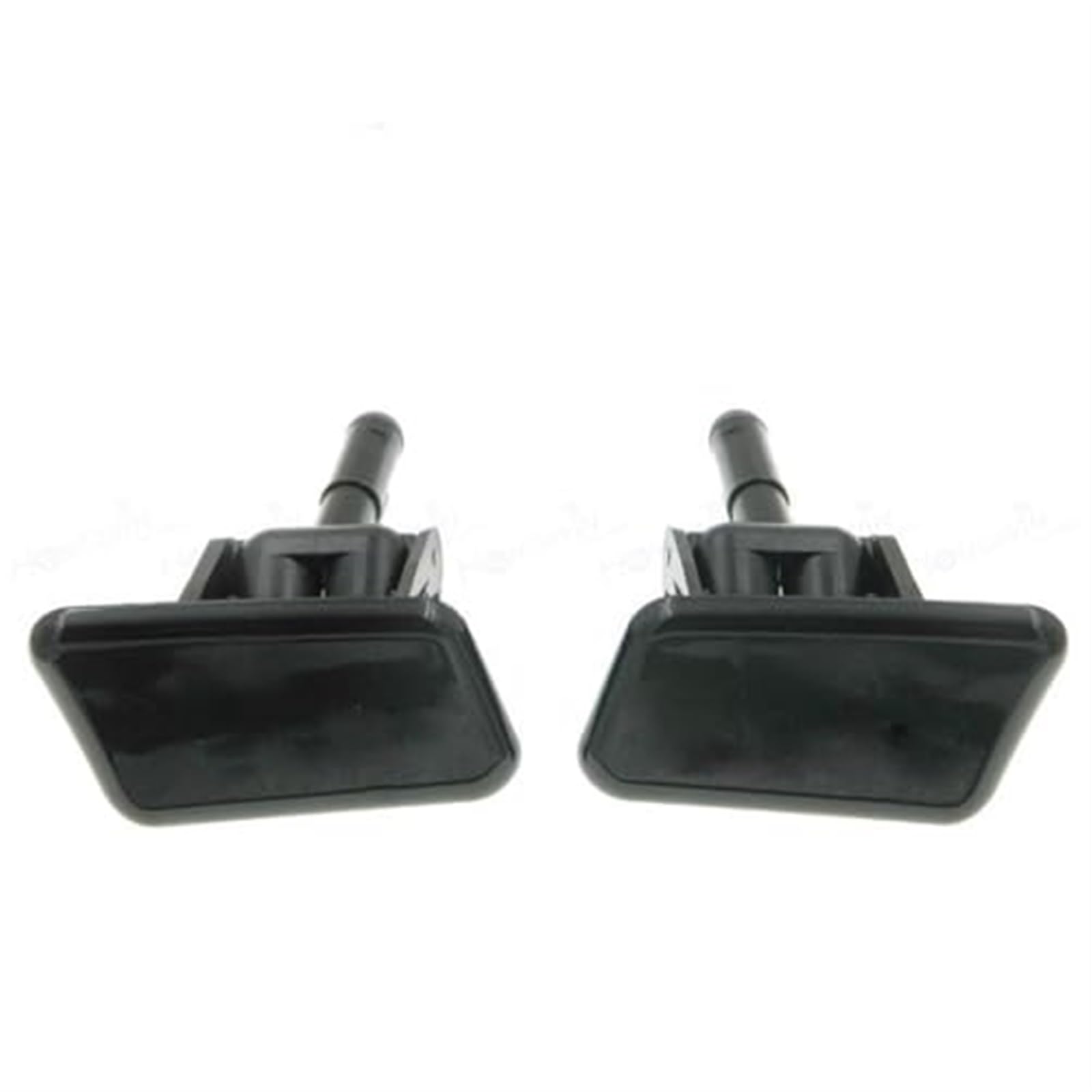 Jodriva Frontstoßstange Scheinwerferwaschanlage Hubzylinder Sprühdüse Jet Abdeckkappe, for Hyundai, for Kia, Azera 2010 2011 98680-3L500 98690-3L500 Scheinwerferwaschabdeckung(Black Set) von Jodriva