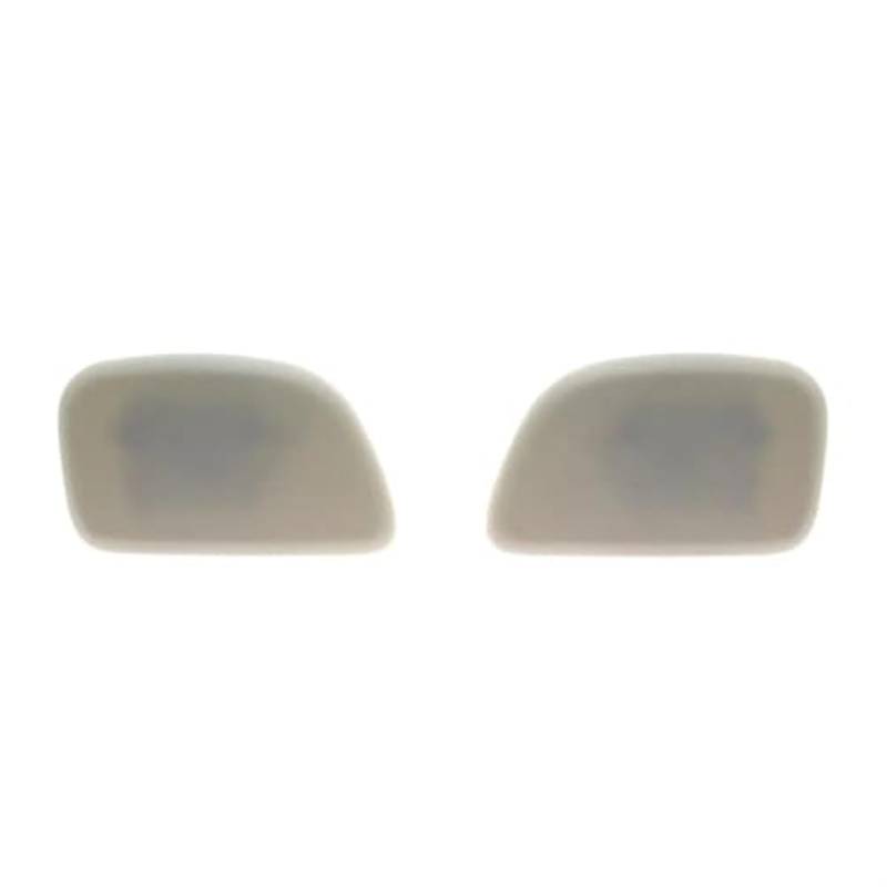 Jodriva Frontstoßstange Scheinwerferwaschanlage Sprühdüse Jet Abdeckkappe, for Subaru, for Forester, 2005 2006 2007 2008 86636SA240WS 86636SA230WG Scheinwerferwaschabdeckung(Black Set) von Jodriva
