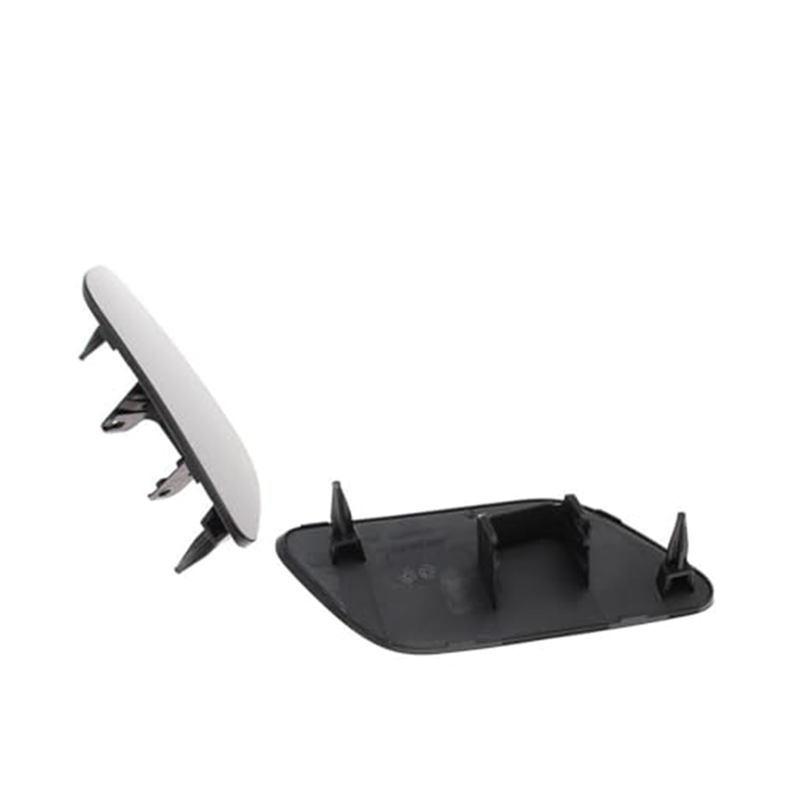 Jodriva Frontstoßstange Scheinwerferwaschdüsen-Abdeckkappe, for, A6 C7 2011-2014 4G 0955 275 4G0955275 4G0955276 Scheinwerferwaschabdeckung(Black Set) von Jodriva