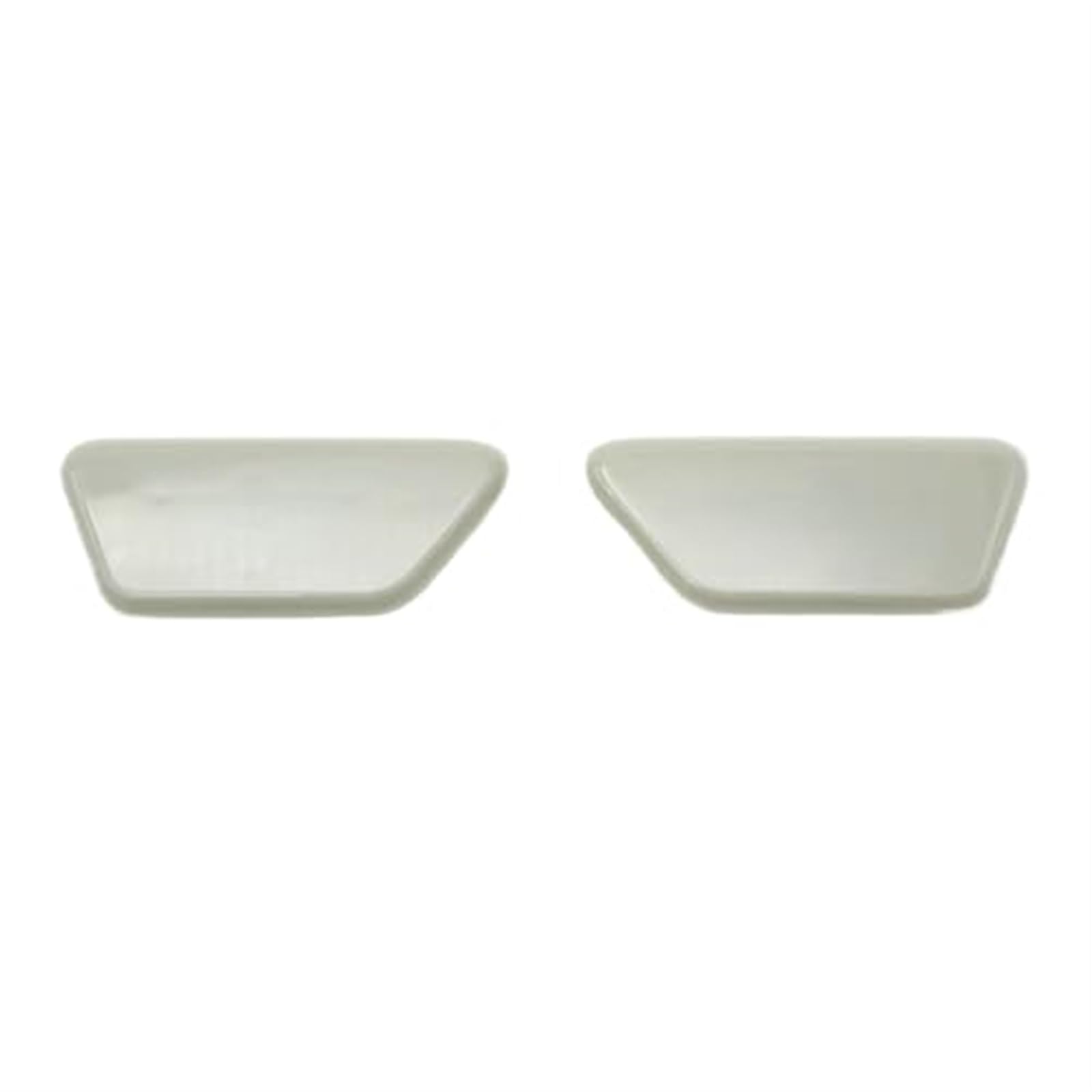 Jodriva Frontstoßstangen-Scheinwerferwaschkappe, for Mitsubishi, Outlander XL 2013-2015 Lampendüsenabdeckung Scheinwerferwaschdüsen-Abdeckkappe Scheinwerferwaschabdeckung(Black 1 Pair L and R) von Jodriva