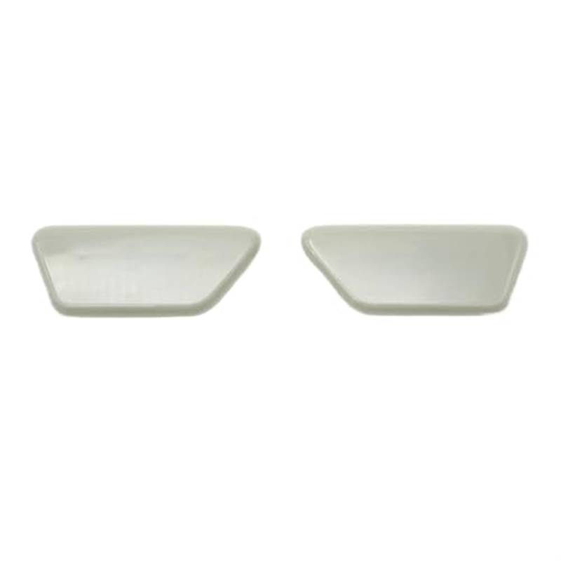 Jodriva Frontstoßstangen-Scheinwerferwaschkappe, for Mitsubishi, Outlander XL 2013-2015 Lampendüsenabdeckung Scheinwerferwaschdüsen-Abdeckkappe Scheinwerferwaschabdeckung(Black 1 Pair L and R) von Jodriva