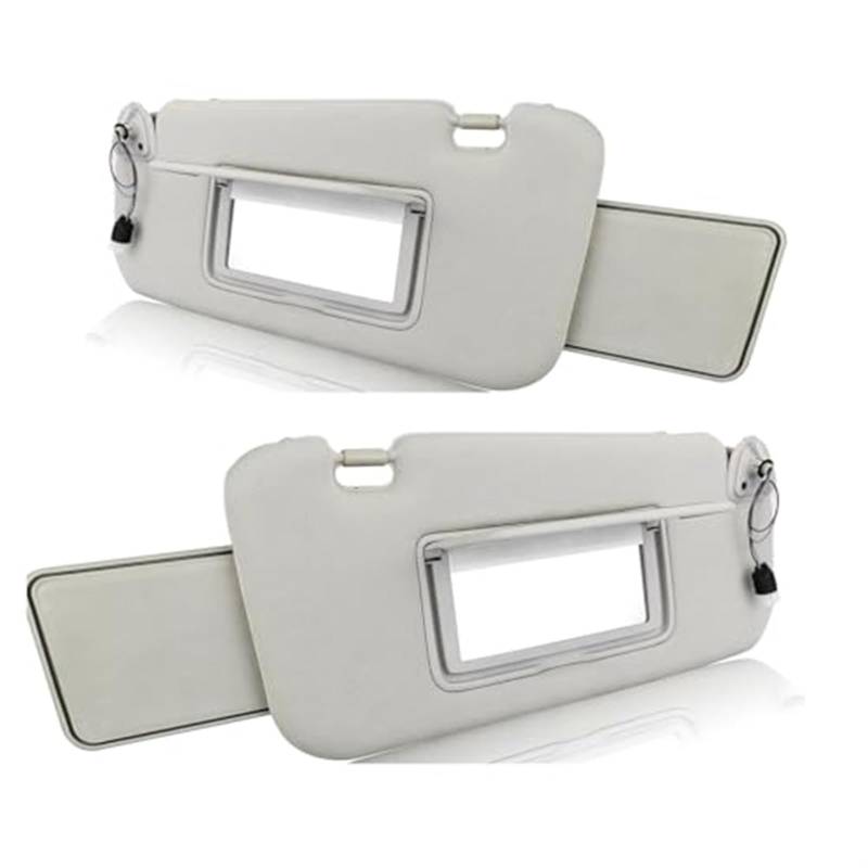 Jodriva Graue Sonnenblende, for Nissan, for Murano, 2009–2014, linker Fahrer, Auto, rechte Seite, Innenfrontfenster, Sonnenblende, Sonnenschutz Auto-Sonnenblendenbrett(Black 2xLeft-Right) von Jodriva