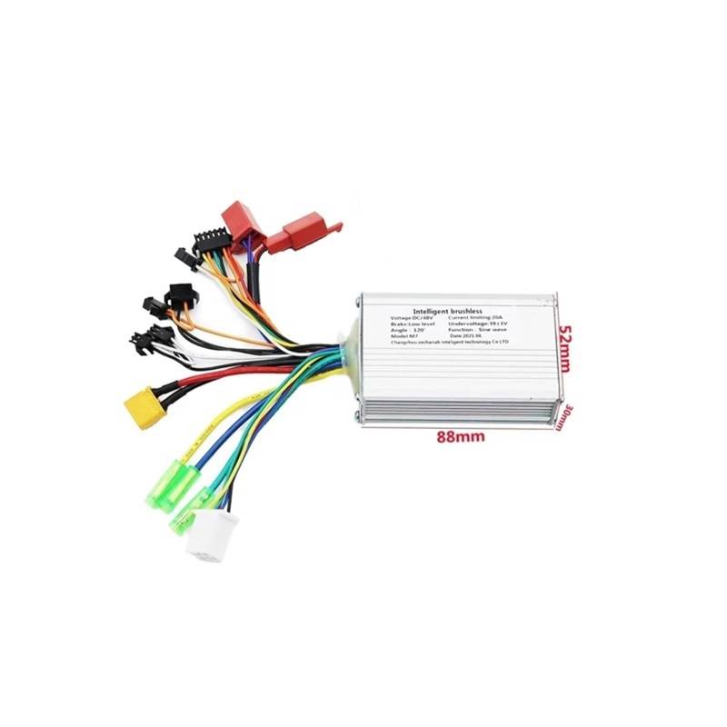 Jodriva Großhandel Motor Bürstenloser Controller 36V 48V Elektroroller Mountainbike Geschwindigkeitsregler, for LIVIAE LCD-Anzeigefeld Display für Elektroroller(Controller 48V) von Jodriva