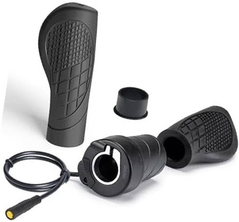 Jodriva Halbdrehgasgriff, for Bafang, 3-poliger Geschwindigkeitsgasgriff, for BBS01B BBS02B BBS-HD Mittelantriebsmotor E-Bike-Umrüstsätze E-Bike-Drehgasgriff mit 17,7-Zoll-Kabel von Jodriva