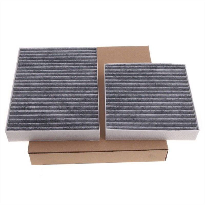 Jodriva Innenraumfilter, for Citroen, C3 AIRCROSS 2018 2019 1.2T Modell Eingebauter Klimaanlagen-Kohlefilter Autozubehör OEM 964977468 Innenraumluftfilter(2 Pcs Cabin Filter) von Jodriva