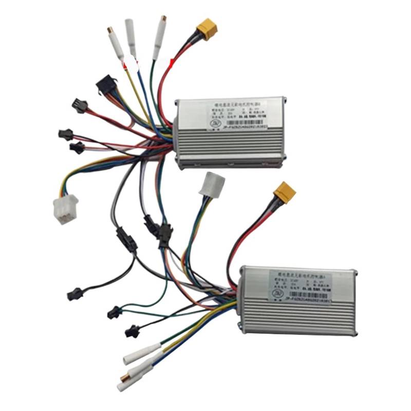 Jodriva Jipin Controller Hall No Hall Motorzubehör, for 36 V 48 V 52 V 60 V JP LCD-Display Elektroroller Leistungsdrosselschalter Universal Display für Elektroroller(Dual Drive 52V Hall) von Jodriva
