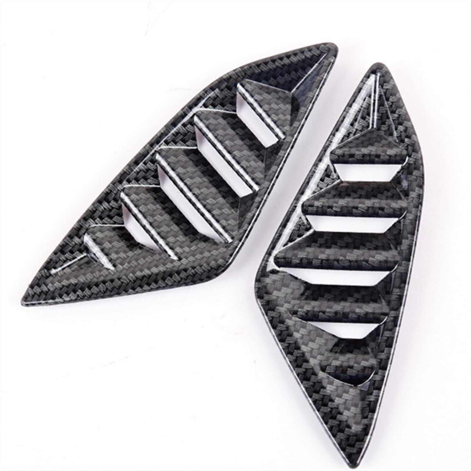 Jodriva Kohlefaser-Körnung, ABS, AC-Klimaanlage, Armaturenbrett-Entlüftungsabdeckung, for Mazda6, for ATENZA 2016–2018 Auto-Lüftungsgitter-Dekoration(Carbon Fiber Grain) von Jodriva