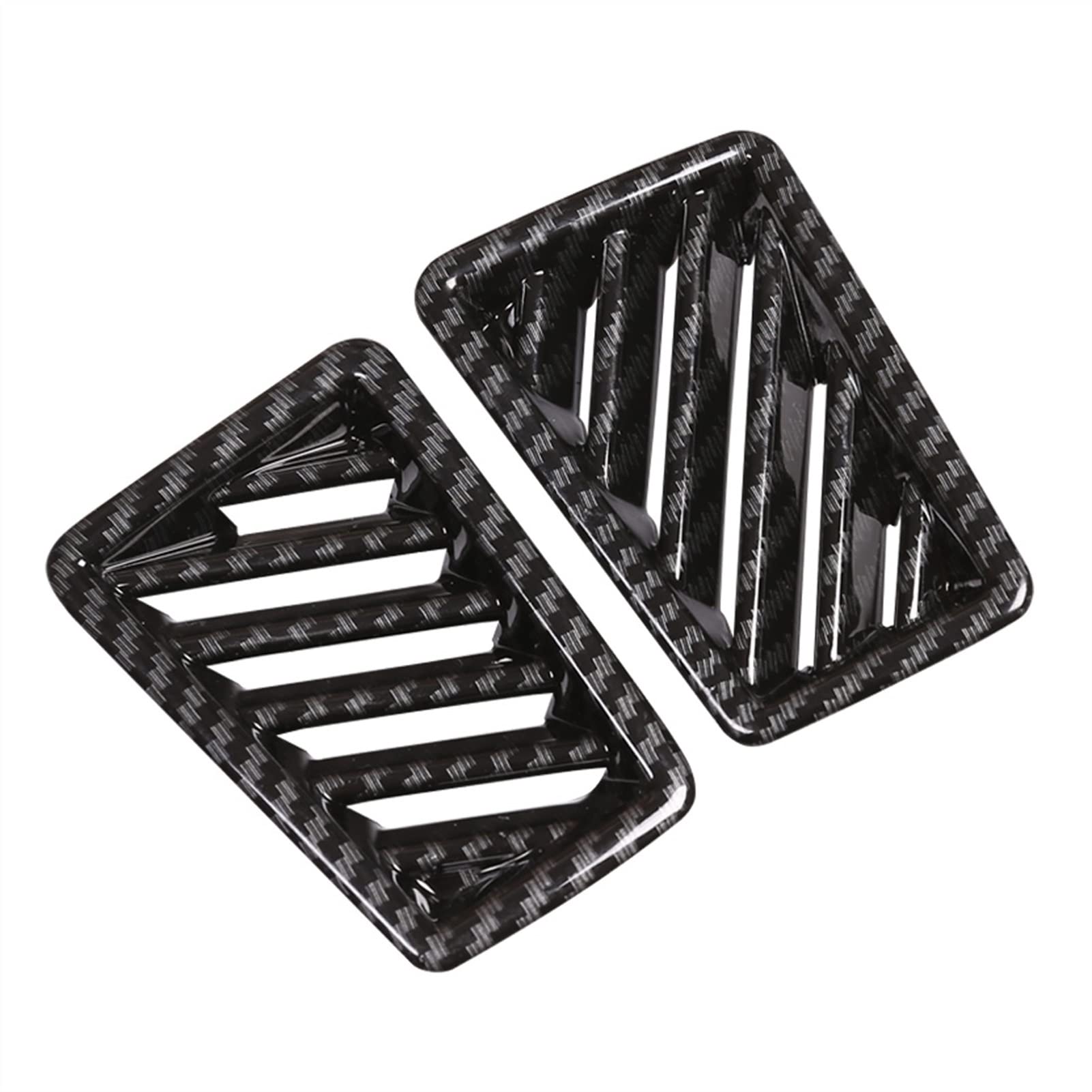 Jodriva Kohlefaserfarbene Klimaanlagen-Armaturenbrett-Entlüftungsabdeckung, for Toyota, for Avalon Auto-Lüftungsgitter-Dekoration(Carbon Fiber Color) von Jodriva