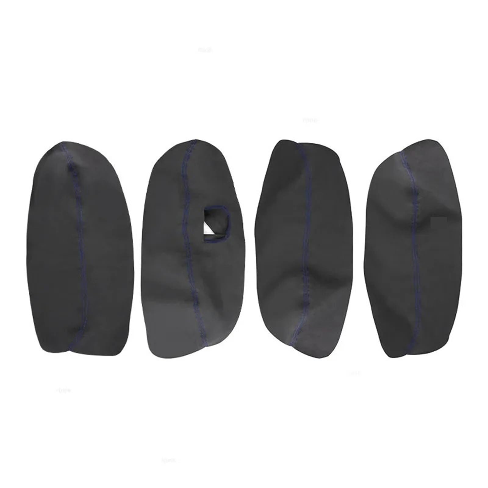 Jodriva LHD/RHD, for VW, for Passat, B5 1998 1999 2000 2001–2005, Autotür-Armlehnenverkleidung, Wildleder-Lederbezug, Zubehör, Verkleidung, nur 4 Türen Türinnenverkleidung(4pcs,Blue line) von Jodriva