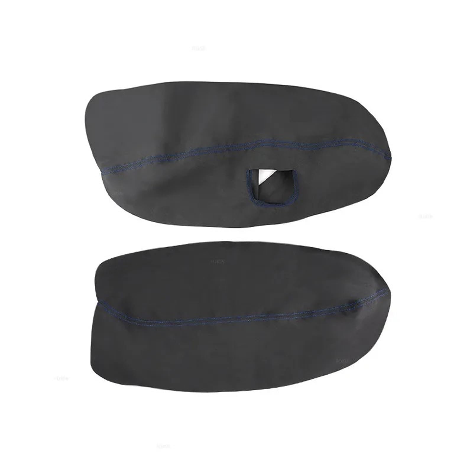 Jodriva LHD/RHD, for VW, for Passat, B5 1998 1999 2000 2001–2005, Autotür-Armlehnenverkleidung, Wildleder-Lederbezug, Zubehör, Verkleidung, nur 4 Türen Türinnenverkleidung(Front 2pcs,Red line) von Jodriva