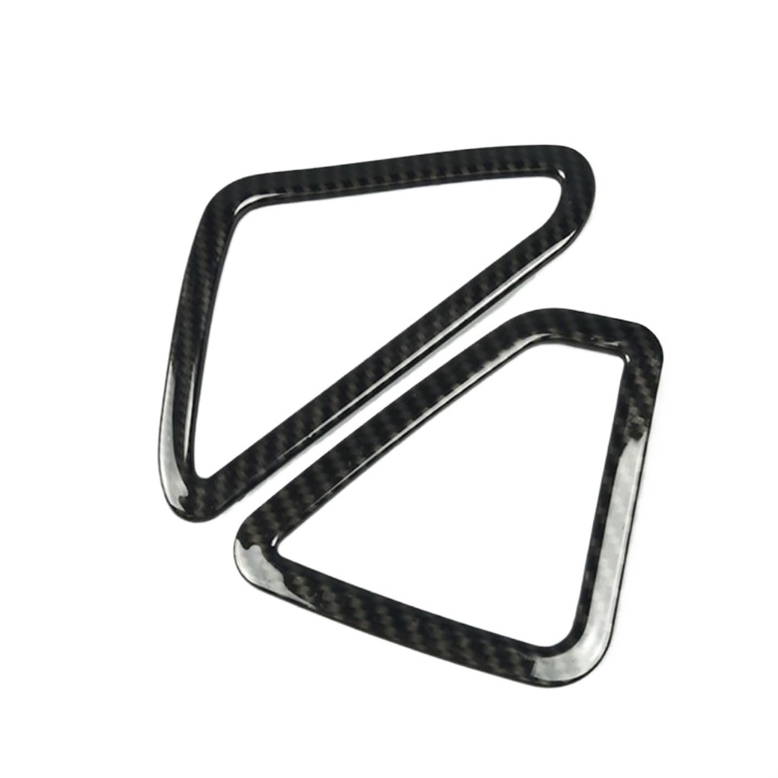 Jodriva LHD ABS Kohlefaser-Stil Auto-Armaturenbrett, Klimaanlage, Auslassrahmen, Dekorationsabdeckung, for X5 F15 X6 F16 2014–2018 Auto-Lüftungsgitter-Dekoration(Carbon Fiber Color) von Jodriva