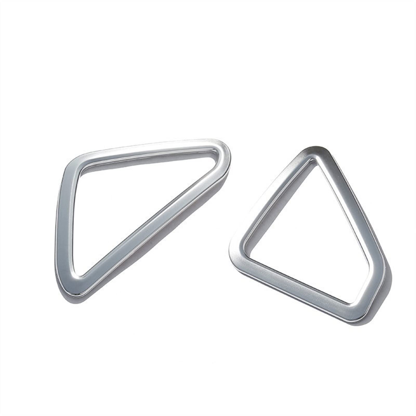 Jodriva LHD ABS Kohlefaser-Stil Auto-Armaturenbrett, Klimaanlage, Auslassrahmen, Dekorationsabdeckung, for X5 F15 X6 F16 2014–2018 Auto-Lüftungsgitter-Dekoration(Silver) von Jodriva