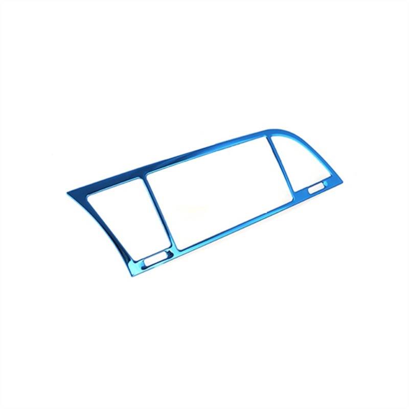Jodriva LHD-Edelstahl-Klimaanlage-Armaturenbrett-Entlüftungsabdeckungsverkleidung, for Hyundai, for Elantra 2017–2018 Auto-Lüftungsgitter-Dekoration(Blue) von Jodriva