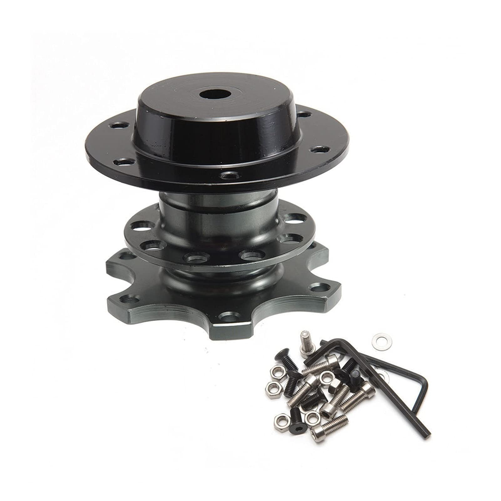 Jodriva Lenkrad Snap Off Schnellspanner Nabenadapter Boss Kit Universal, for, E34 EP-CA0011 Auto-Lenkradnabe(Titanium as Pic) von Jodriva